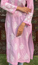 Load image into Gallery viewer, Anam Women's Lucknowi Handcrafted Cotton Chikankari Kurti - HONC0217259