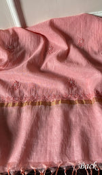 将图像加载到图库查看器中, Yasmin Women's Lakhnavi Handcrafted Mul Chanderi Chikankari Full Suit Material - HONC0255320