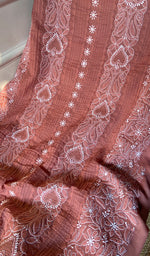 将图像加载到图库查看器中, Misba Women's Lakhnavi Handcrafted Unstitched Cotton Chikankari Suit Material - HONC0289736