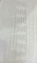 Load image into Gallery viewer, Women&#39;s Lucknowi Handcrafted Cotton Chikankari Dupatta - HONC0160497

