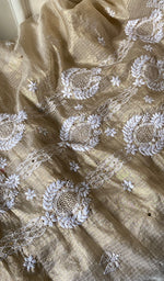 Load image into Gallery viewer, Naaz Women's Lucknowi Handcrafted Kota Chanderi Chikankari Kurta And Dupatta Set - HONC0245245