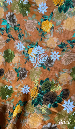 将图像加载到图库查看器中, Women's Lakhnavi Handcrafted Cotton Chikankari Unstitched Kurti Fabric - HONC0157701