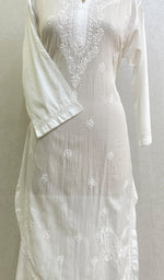 Load image into Gallery viewer, Mehreen Women's Lucknowi Handcrafted Cotton Chikankari Kurti - HONC0163024