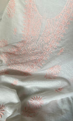 将图像加载到图库查看器中, Women's Lakhnavi Handcrafted Mul Chanderi UnStitched Kurta And Dupatta Set - HONC0314674