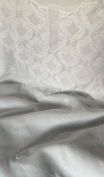 Load image into Gallery viewer, Farah Women's Lakhnavi Handcrafted Unstitched Cotton Chikankari Suit Material - HONC0298915