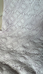 将图像加载到图库查看器中, Women's Lucknowi Handcrafted Faux-Georgette Chikankari Suit Material - HONC0263424
