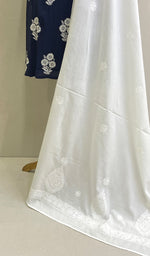 Load image into Gallery viewer, Women's Lucknowi Handcrafted Cotton Chikankari Dupatta - HONC0170573