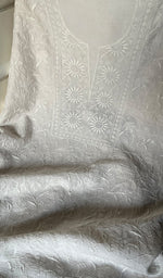 Load image into Gallery viewer, Women's Lakhnavi Handcrafted Maheshwari Mul Chanderi Kurta And Dupatta Set - HONC0273007