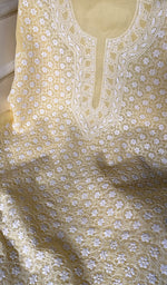 Load image into Gallery viewer, Alina Women's Lakhnavi Handcrafted Cotton Chikankari Suit Material - HONC0274650