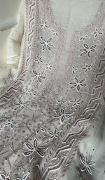 Load image into Gallery viewer, Women's Lakhnavi Handcrafted Mul Chanderi Unstitched Kurta And Dupatta Set - HONC0277053