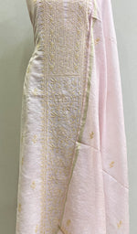 将图像加载到图库查看器中, Women's Lakhnavi Handcrafted Mul Chanderi Kurta And Dupatta Set - HONC0117553