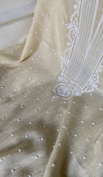 Load image into Gallery viewer, Women's Lakhnavi Handcrafted Mul Chanderi Unstitched Kurta And Dupatta Set - HONC0358263