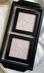 将图像加载到图库查看器中, Handcrafted Chikankari Tray with Two Coasters – Wooden Frame - HONC0332497