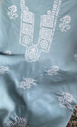 Load image into Gallery viewer, Women's Lakhnavi Handcrafted Unstitched Cotton Chikankari Suit Material - HONC03170170