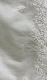 Load image into Gallery viewer, Women's Lucknowi Handcrafted Cotton Chikankari Stoles - HONC0198397
