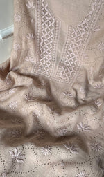 Load image into Gallery viewer, Women's Lakhnavi Handcrafted Mul Chanderi Kurta And Dupatta Set - HONC0288869