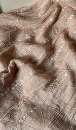 将图像加载到图库查看器中, Laiba Women's Lakhnavi Handcrafted Mul Chanderi Semi - Stitched Anarkali And Dupatta Set - HONC0288588