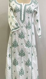 Load image into Gallery viewer, Gulshan Women's Lucknowi Handcrafted Cotton Chikankari Kurti - HONC0159622