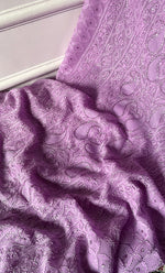 将图像加载到图库查看器中, Women's Lakhnavi Handcrafted Viscose Georgette Chikankari Full Suit Material - HONC0299906