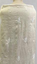 Load image into Gallery viewer, Women's Lakhnavi Handcrafted Tissue Chanderi Chikankari Kurta Dupatta Set - HONC0222545