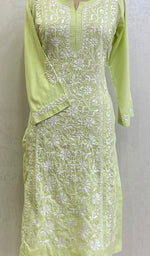 Load image into Gallery viewer, Iqra Women's Lucknowi Handcrafted Cotton Chikankari Kurti - HONC0141263