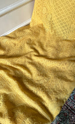 将图像加载到图库查看器中, Women's Lakhnavi Handcrafted Viscose Georgette Chikankari Full Suit Material - HONC0299915