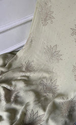 Load image into Gallery viewer, Women's Lucknowi Handcrafted Viscose Georgette Unstitched Chikankari Suit Material - HONC0336838