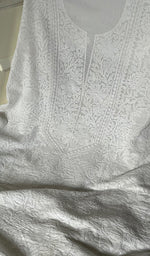 Load image into Gallery viewer, Lakhnavi Handcrafted Cotton Chikankari Suit Material - HONC0146080