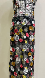 Load image into Gallery viewer, Women's Lakhnavi Handcrafted Cotton Chikankari Unstitched Kurti Fabric - HONC0180630