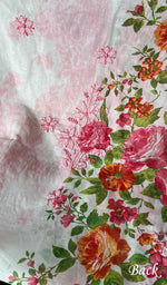 将图像加载到图库查看器中, Women's Lakhnavi Handcrafted Cotton Chikankari Unstitched Kurti Fabric - HONC0284349