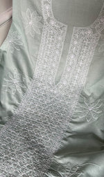 Load image into Gallery viewer, Hera Women's Lakhnavi Handcrafted Cotton Chikankari Suit Material - HONC0275048