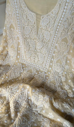 Load image into Gallery viewer, Women's Lakhnavi Handcrafted Cotton Chikankari Suit Material - HONC0289728