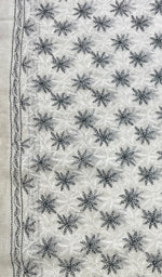将图像加载到图库查看器中, Women's Lucknowi Handcrafted Kota Cotton Chikankari Dupatta - HONC0127087
