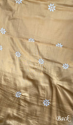 Load image into Gallery viewer, لکھنؤی ہاتھ سے تیار شدہ کاٹن چکنکاری بغیر سلی ہوئی قرتی فیبرک - Honc096031