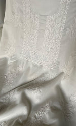 Load image into Gallery viewer, Meeras Women's Lakhnavi Handcrafted Unstitched Cotton Chikankari Suit Material - HONC0335713
