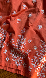 将图像加载到图库查看器中, Women's Lucknowi Handcrafted Cotton Chikankari Kurti - HONC0300995