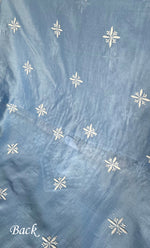 将图像加载到图库查看器中, Lucknowi Handcrafted Chanderi Silk Chikankari Unstitched Unisex Kurta Fabric - HONC0327452