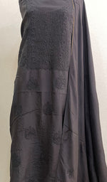 Load image into Gallery viewer, Women's Lucknowi Handcrafted Muslin Chikankari Suit Material - HONC0146098