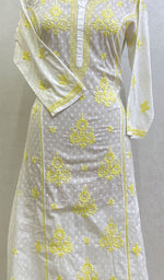 将图像加载到图库查看器中, Gulshan Women's Lucknowi Handcrafted Cotton Chikankari Kurti - HONC0159614