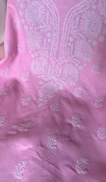 Load image into Gallery viewer, Women's Lakhnavi Handcrafted Cotton Chikankari Suit Material - HONC0232434