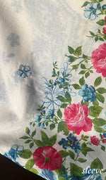 将图像加载到图库查看器中, Women's Lakhnavi Handcrafted Cotton Chikankari Unstitched Kurti Fabric - HONC0284337