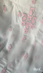 Load image into Gallery viewer, Anamta Women's Lakhnavi Handcrafted Cotton Chikankari Suit Material - HONC0291806