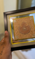 Load image into Gallery viewer, Elegant Hand-Embroidered Floral Art Frame - HONC0310978