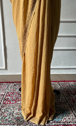 将图像加载到图库查看器中, Women's Lakhnavi Handcrafted Viscose Georgette Chikankari Saree - HONC0329025