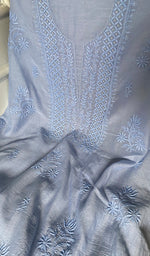 Load image into Gallery viewer, Women's Lakhnavi Handcrafted Mul Chanderi Unstitched Kurta And Dupatta Set- HONC03441930