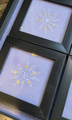 Load image into Gallery viewer, Chikankari Tray with Four Coasters - HONC0310954