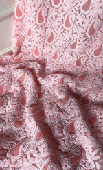 Load image into Gallery viewer, Women's Lucknowi Handcrafted Faux-Georgette Chikankari Suit Material - HONC0318470