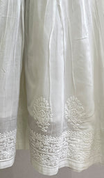 Load image into Gallery viewer, Women's Lakhnavi Handcrafted Cotton Chikankari Gharara - HONC0169589