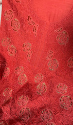 Load image into Gallery viewer, Women's Lakhnavi Handcrafted Mul Chanderi Unstitched Kurta And Dupatta Set - HONC0277039