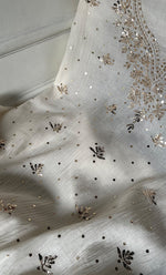 将图像加载到图库查看器中, Women's Lakhnavi Handcrafted Mul Chanderi Unstitched Kurta And Dupatta Set - HONC0338718